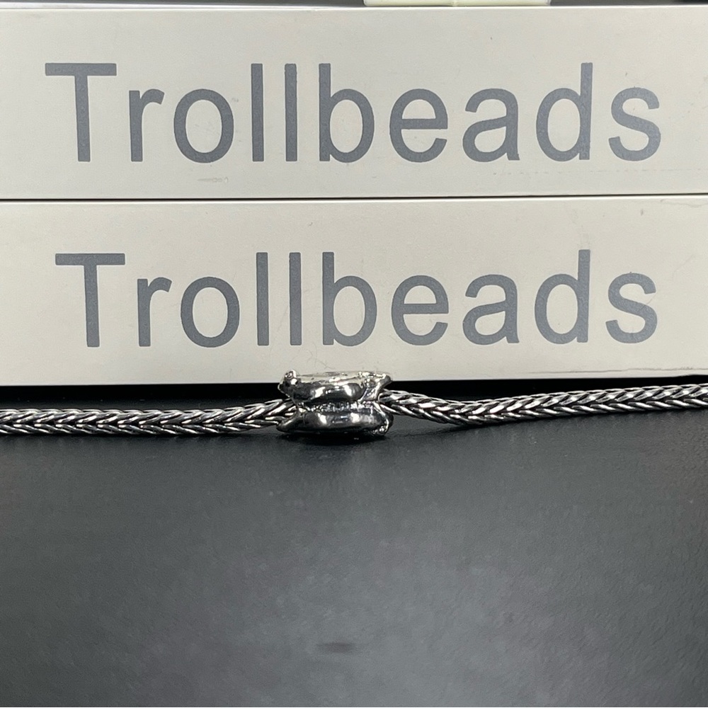 Trollbeads Retired Flounder 925 Sterling Silver Bead